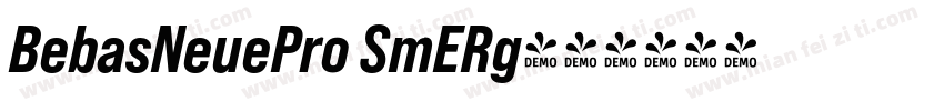 BebasNeuePro SmERg字体转换